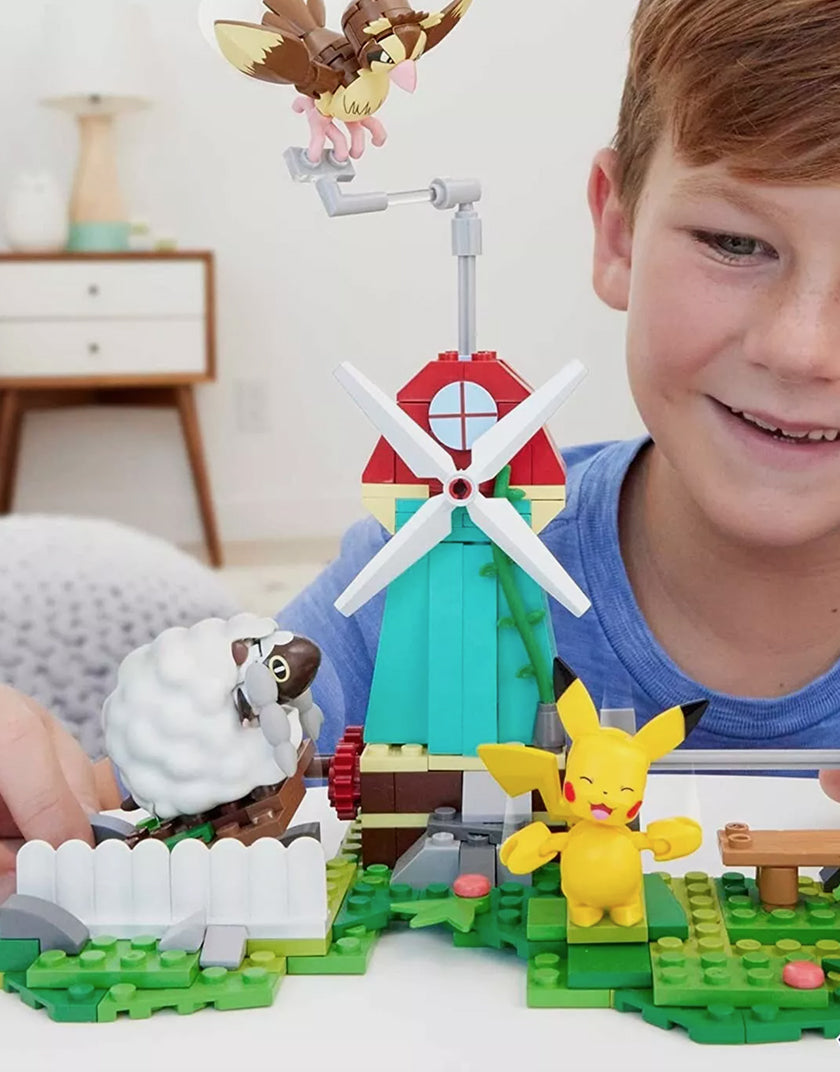 MEGA Pokémon Mulino a Vento - Set Costruzioni da 240 Pezzi con Motion Brick