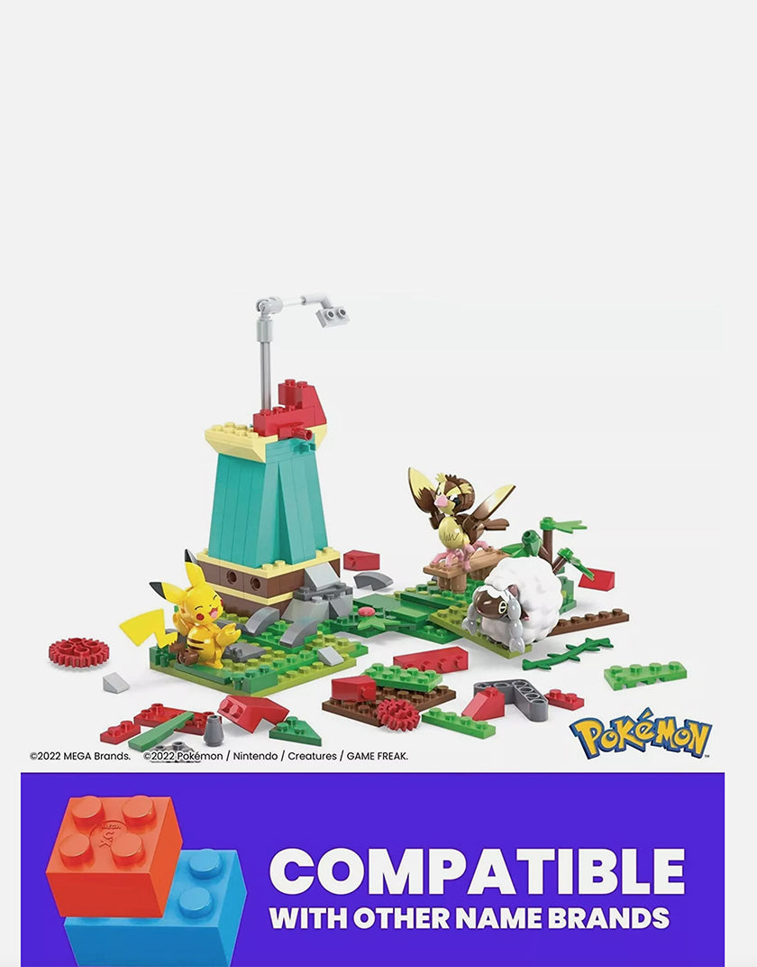 MEGA Pokémon Mulino a Vento - Set Costruzioni da 240 Pezzi con Motion Brick