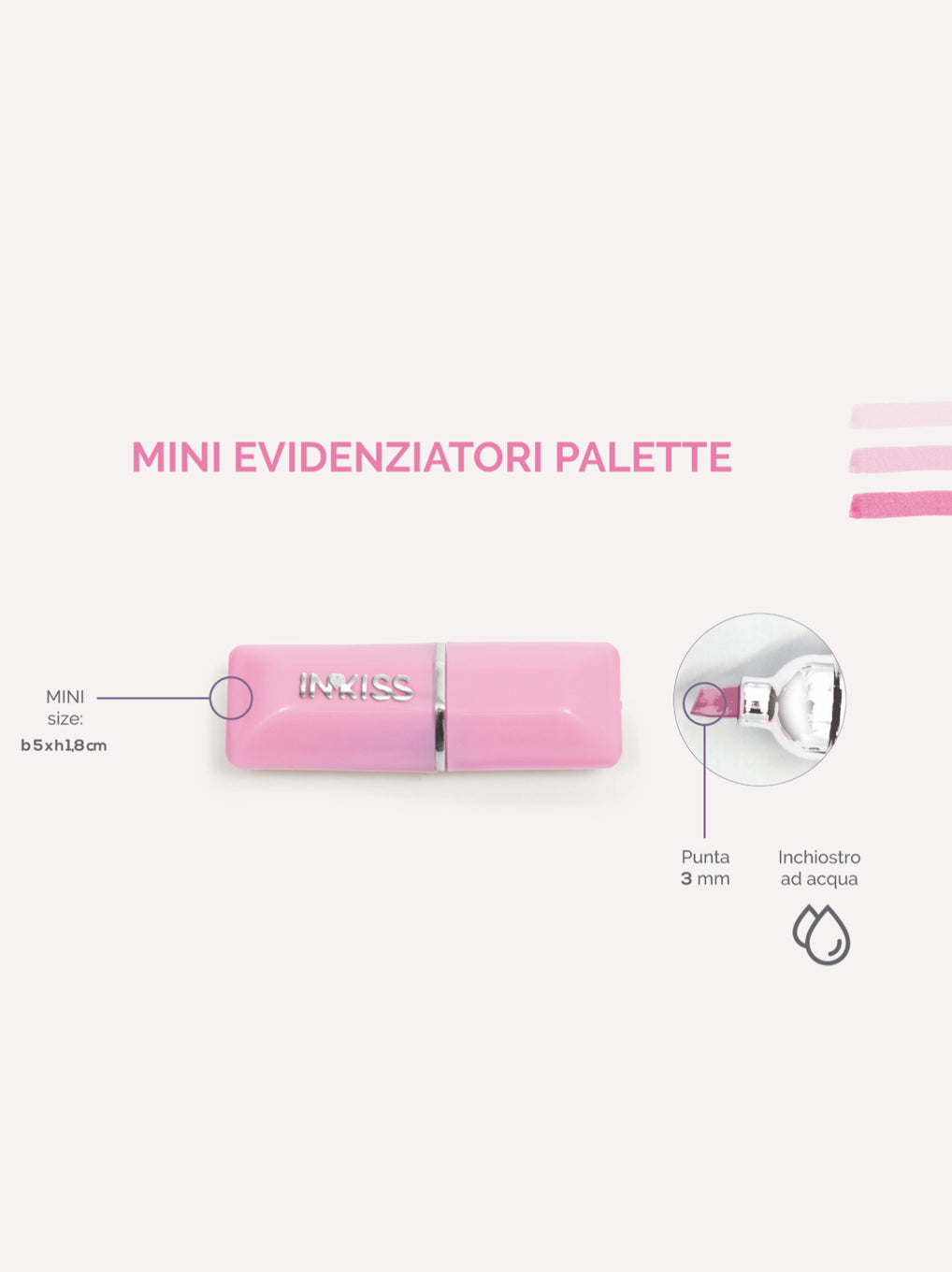 Mini Evidenziatori Inkiss Giochi Preziosi