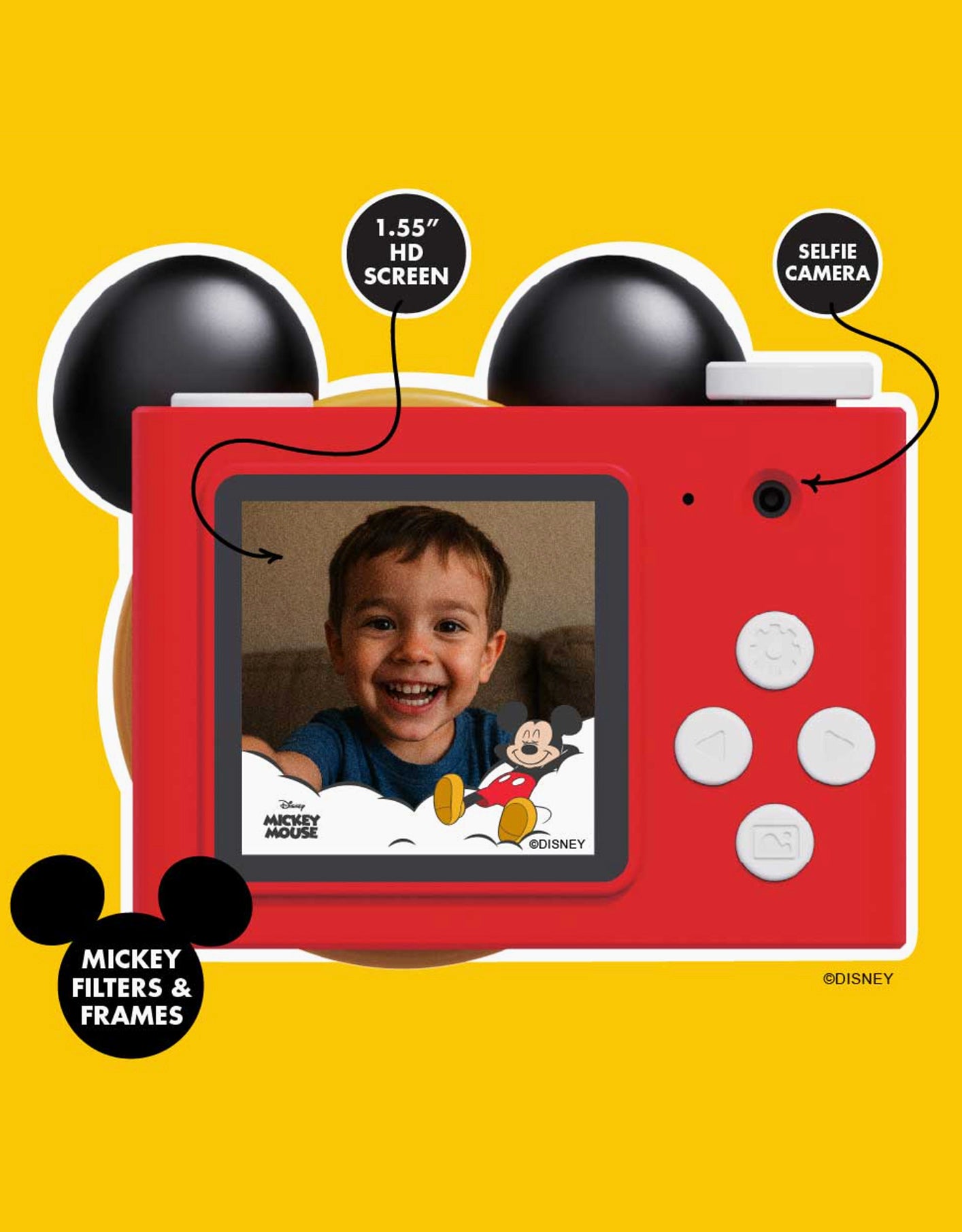 Mini Fotocamera Digitale Disney Mickey Mouse Kiimento