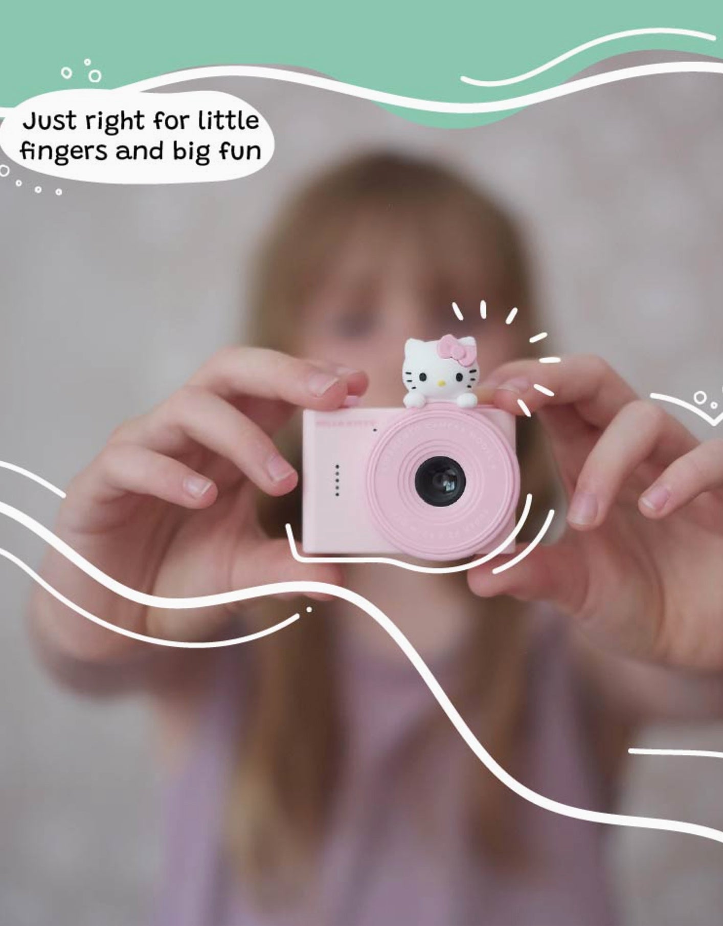 Mini Fotocamera Digitale Sanrio Hello Kitty Kiimento
