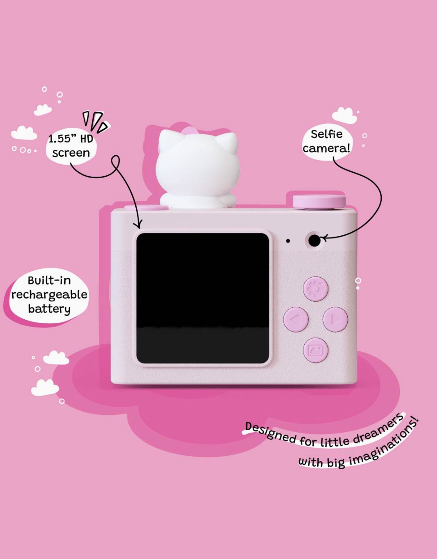 Mini Fotocamera Digitale Sanrio Hello Kitty Kiimento