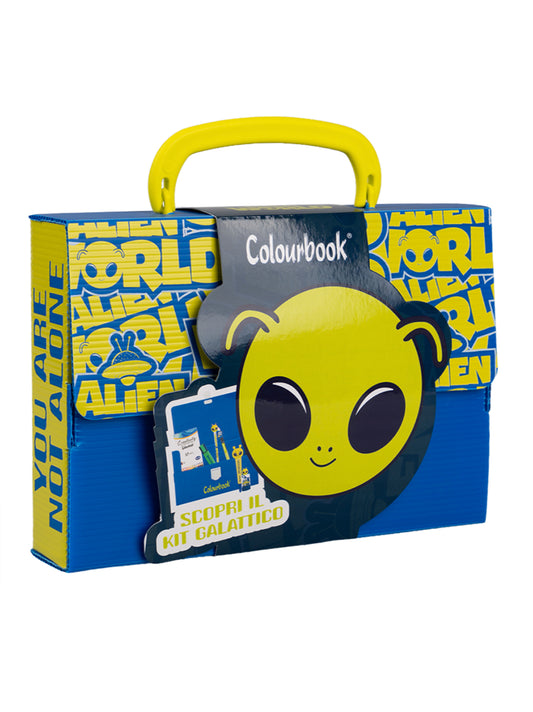 Minipoly Alien World – Mini valigetta con cancelleria e gadget a sorpresa