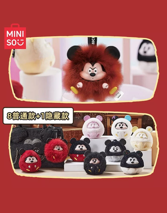 Miniso Disney Mickey Fun Crash – Portachiavi Blind Box in Vinile e Peluche