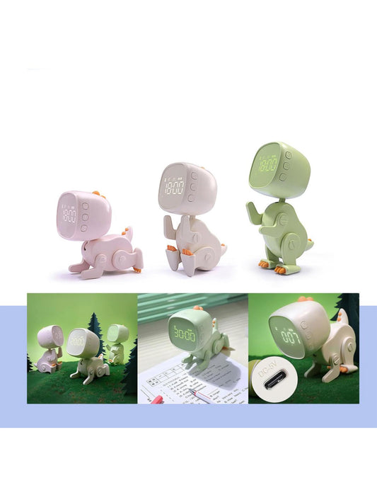 Orologio Sveglia LED Dinosauro