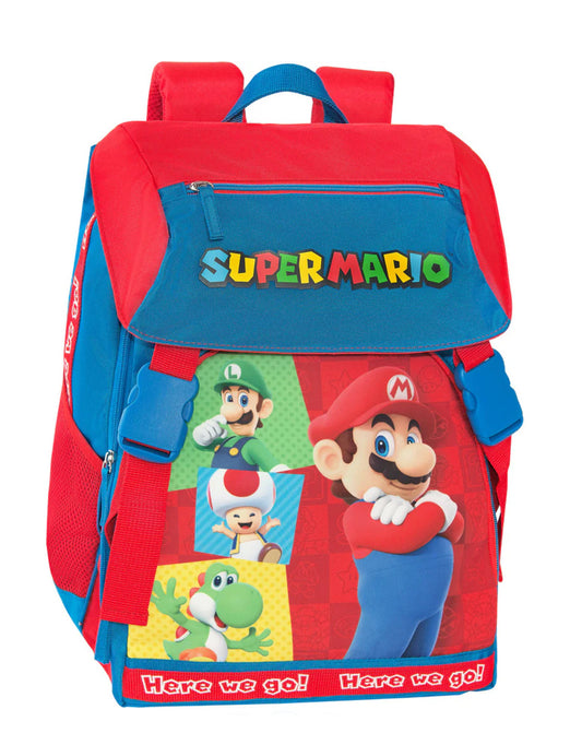 Zaino Estendibile Super Mario Rosso/Blu – Panini Editore 25/26