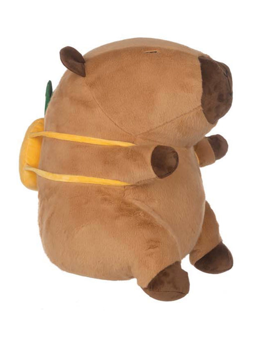 Peluche Capibara con Zainetto Ananas Removibile – Maricart