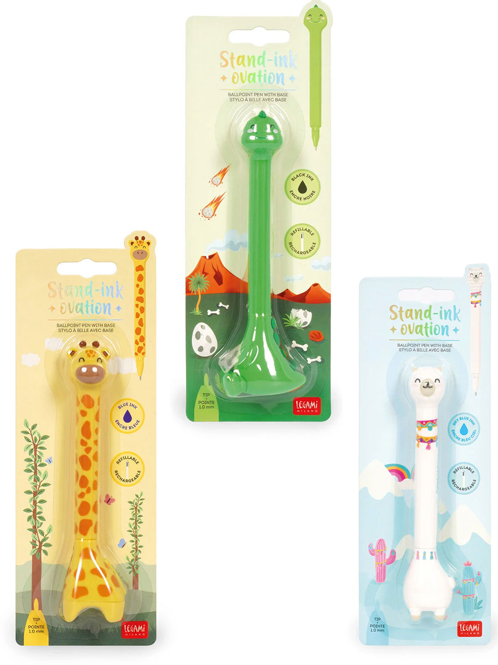 Penna a Sfera con Base Stand-Ink Ovation Legami