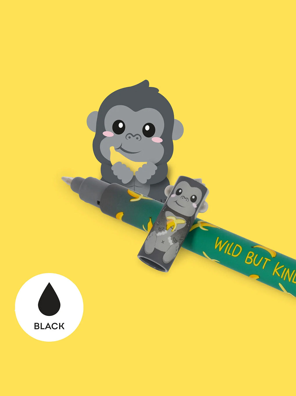 Penna Cancellabile Gorilla “Wild but Kind” – Erasable Pen Legami