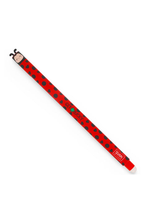 Penna Gel Cancellabile Ladybug "Get Lucky" – Erasable Pen Legami