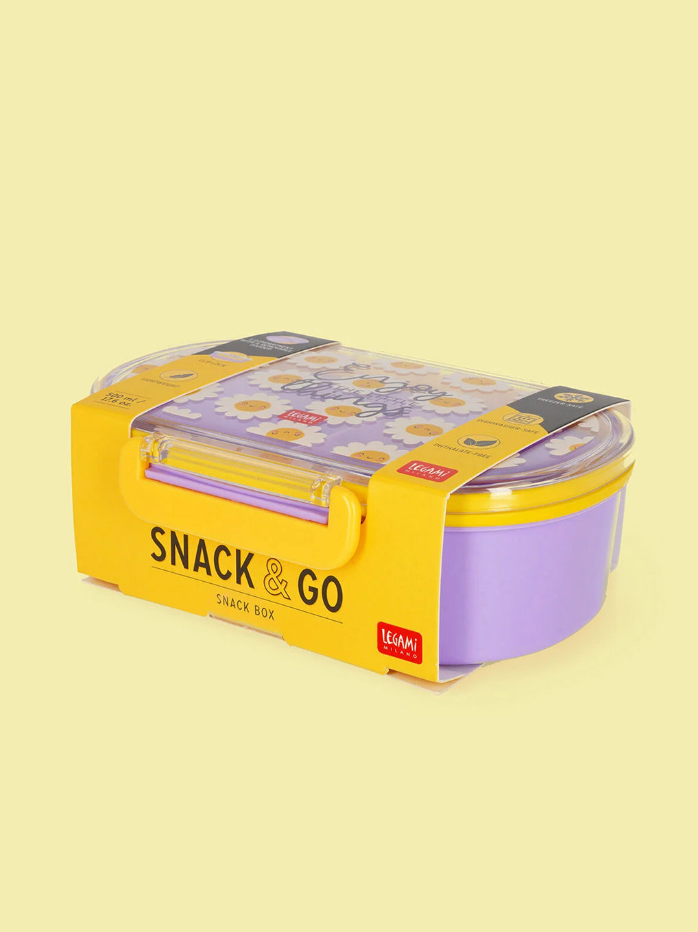 Porta Merenda Snack & Go Daisy Legami