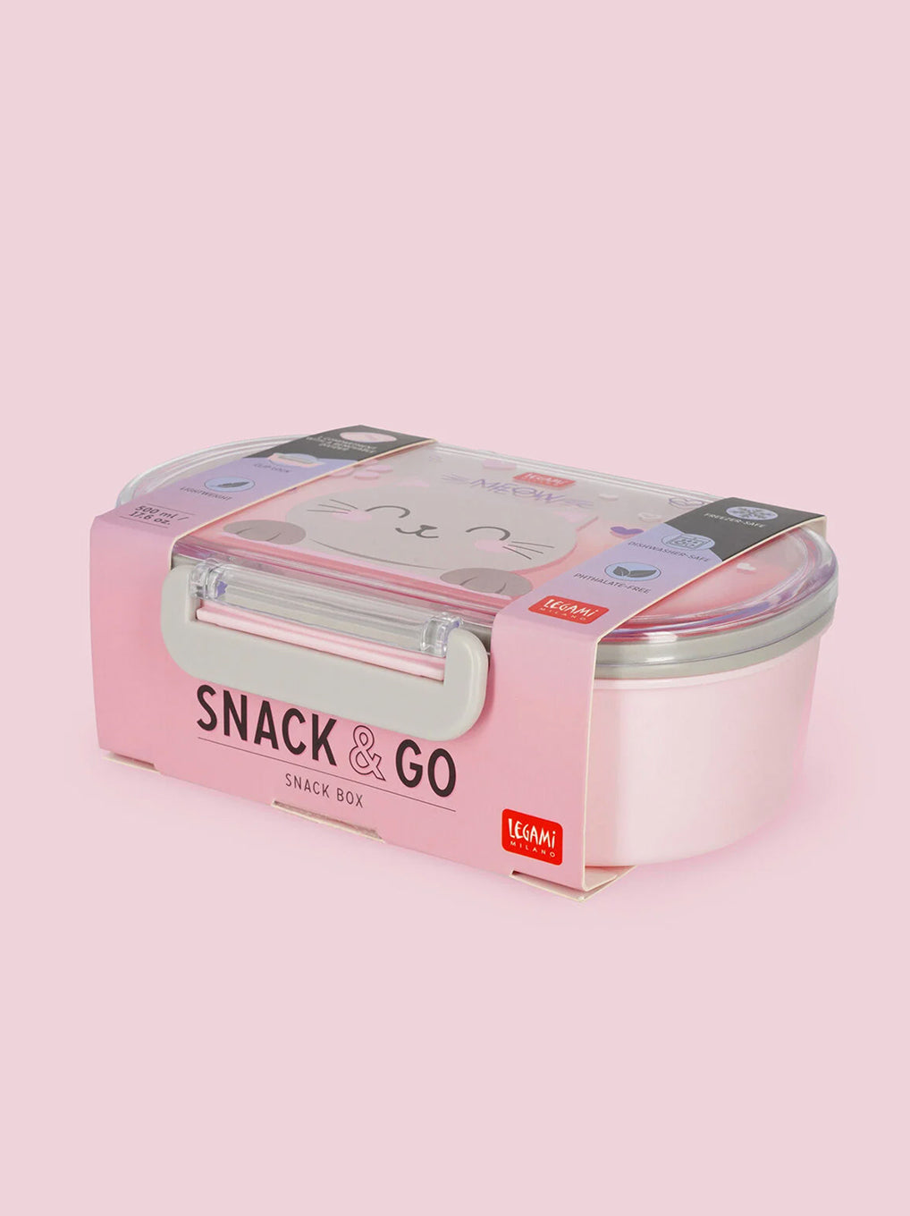 Porta Merenda Snack & Go Kitty Legami