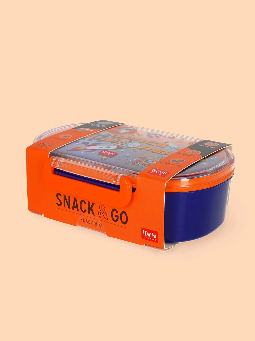 Porta Merenda Snack & Go Space Legami