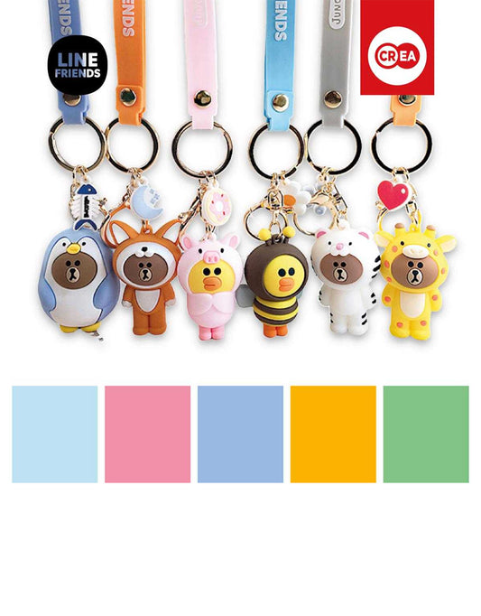 Portachiavi 3D Jungle – Line Friends