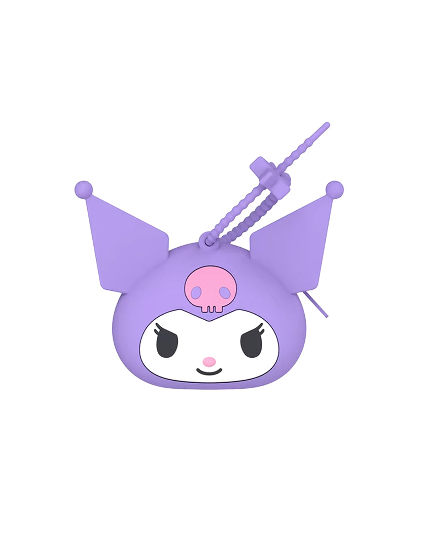 Portachiavi e Portamonete in Silicone Kuromi Sanrio