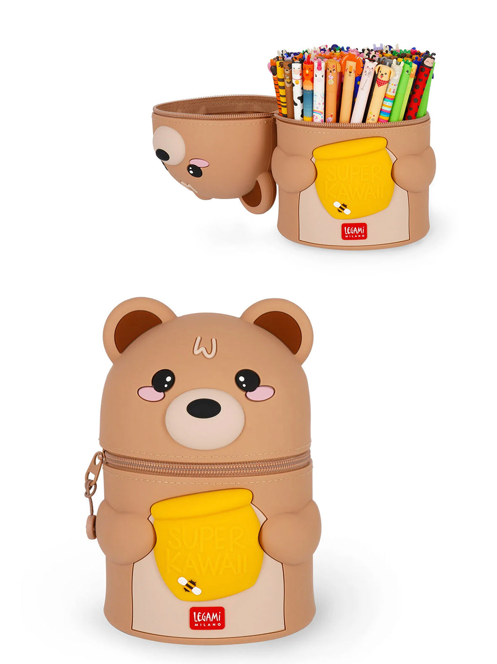 Portapenne da Tavolo Teddy Bear Super Kawaii Legami