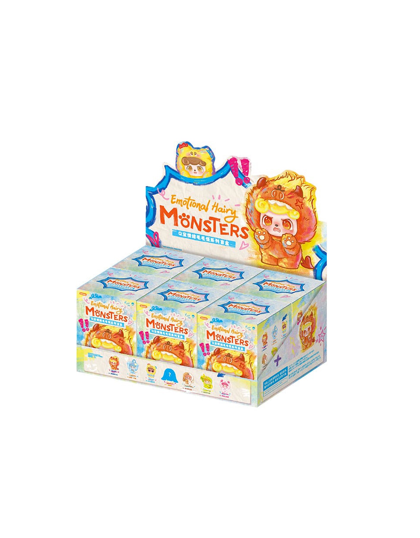 QKid – Emotional Hairy Monsters Series Blind Box Jotoys