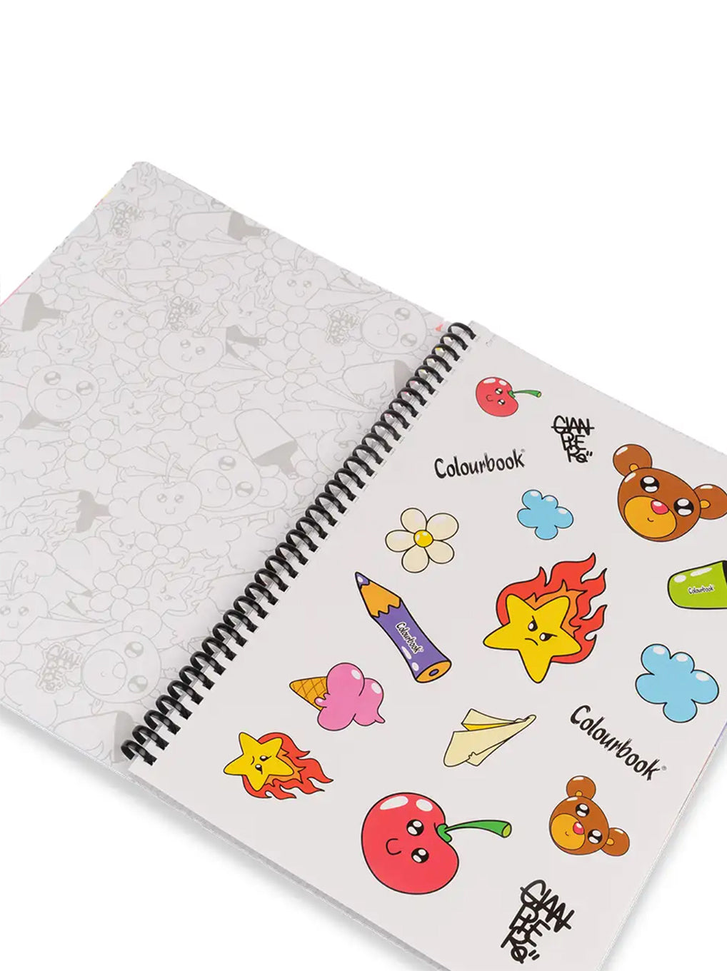 Quaderno A4 Gianpiero x Colourbook – Rilegatura con spirale morbida