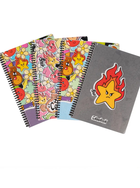 Quaderno A4 Gianpiero x Colourbook – Rilegatura con spirale morbida
