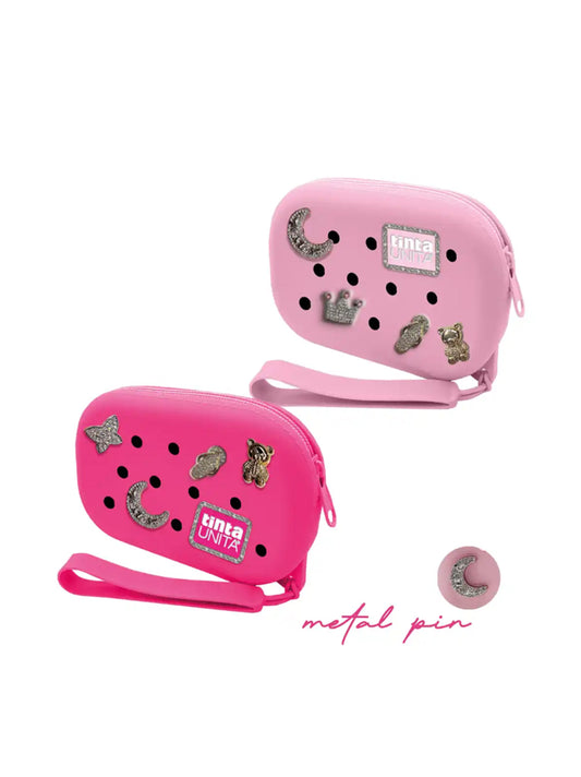 Round Pouch in Silicone - Tinta Unita Click