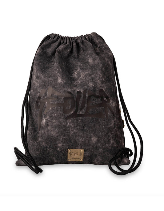 Sacca con Coulisse Geolier Black Denim - Colourbook