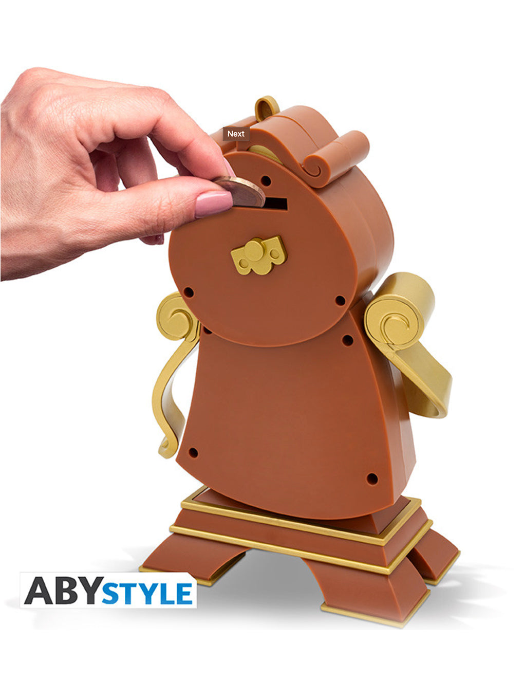 Salvadanaio Disney La Bella e la Bestia – Cogsworth ABYstyle