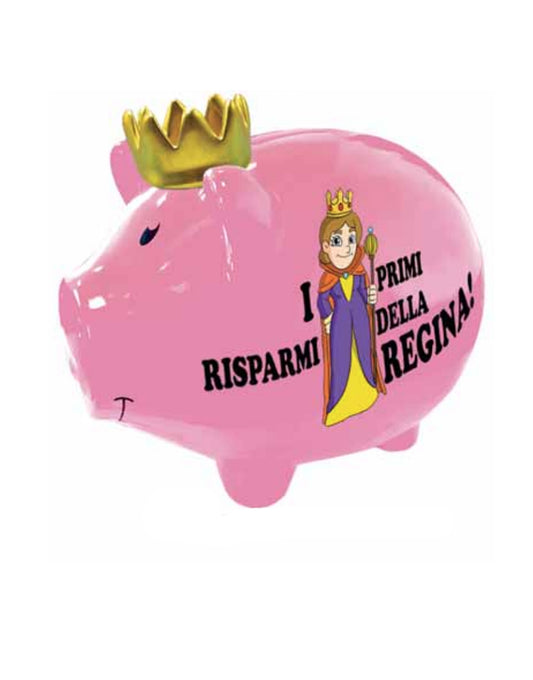 Salvadanaio Porky-Bank "Risparmi della Regina"