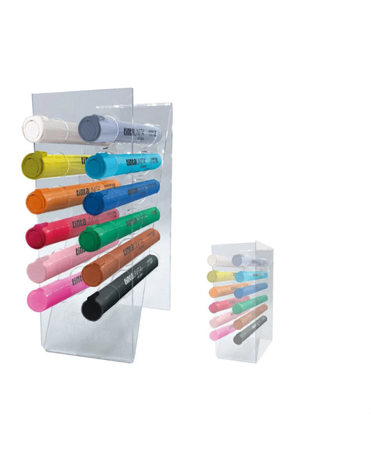 Set 12 Pennarelli Acrilici con Basetta – Art Marker Tinta Unita