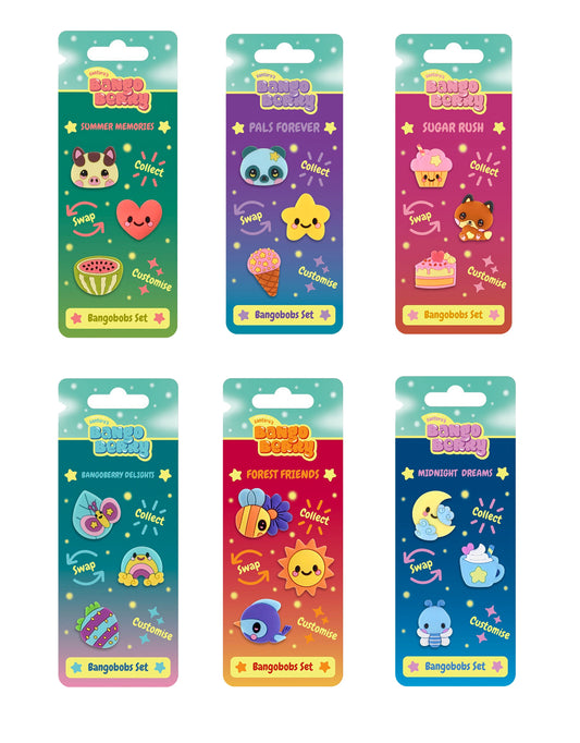 Set 3 BangoBobs – BangoBerry by Santoro