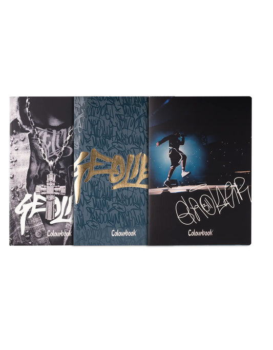 Set 3 Quaderni A4 Geolier “Graffiti” – Colourbook