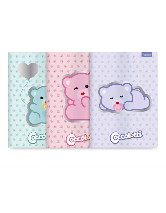 Set 3 Quaderni A4 Profumati Coccolotti Classic - Colourbook