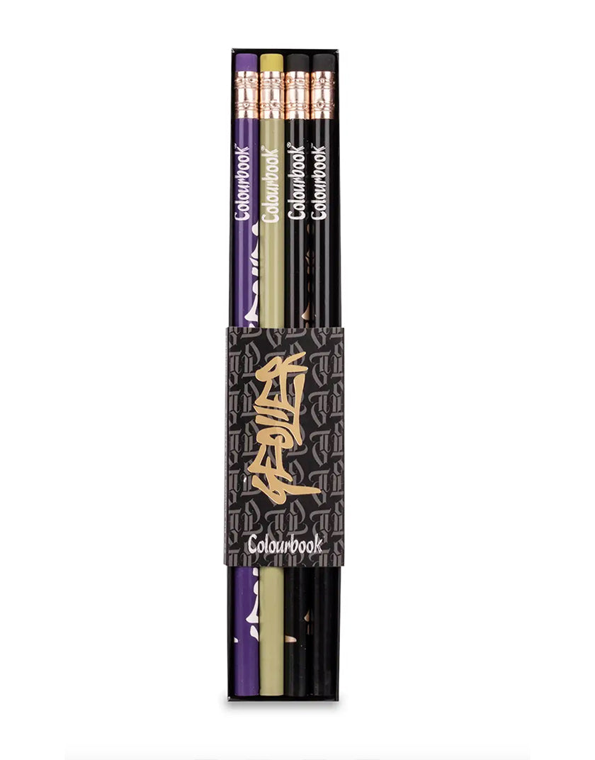 Set di 4 Matite HB – Geolier Colourbook