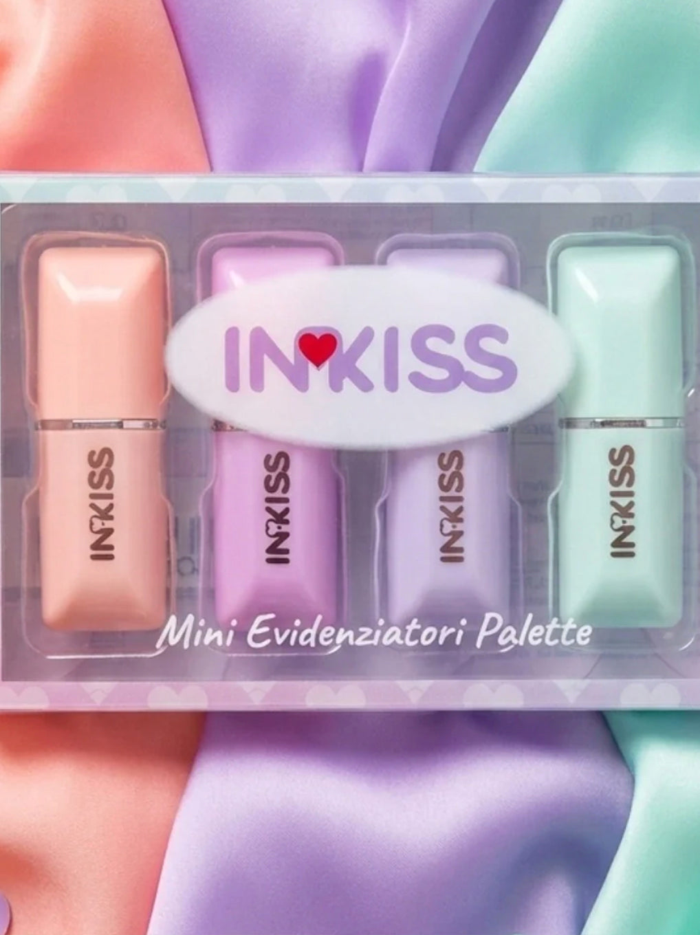 Set 4 Mini Evidenziatori Rossetto Inkiss Giochi Preziosi