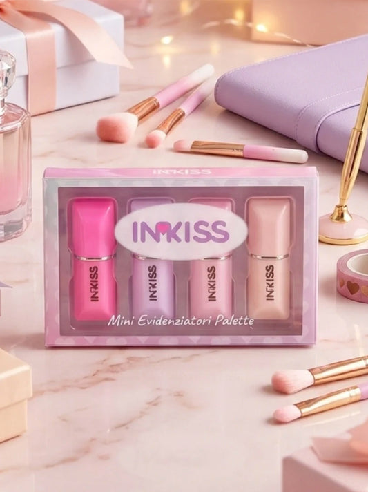 Set 4 Mini Evidenziatori Rossetto Inkiss Giochi Preziosi