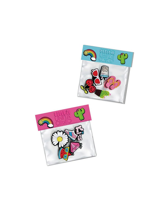 Set di 5 Pins Tinta Unita Click