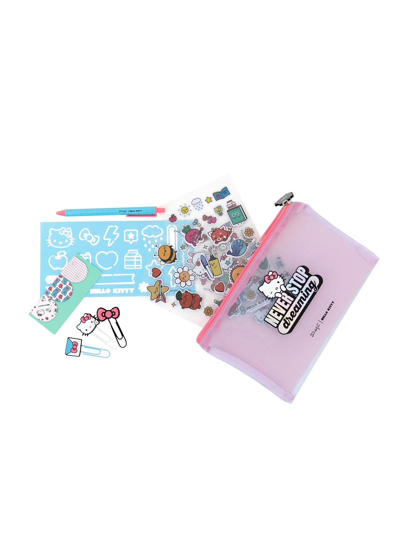 Set Cancelleria Hello Kitty “Never Stop Dreaming” – Mr. Wonderful