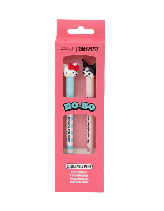 Set 2 Penne Cancellabili Bo-Bo Hello Kitty e Kuromi – Mr. Wonderful