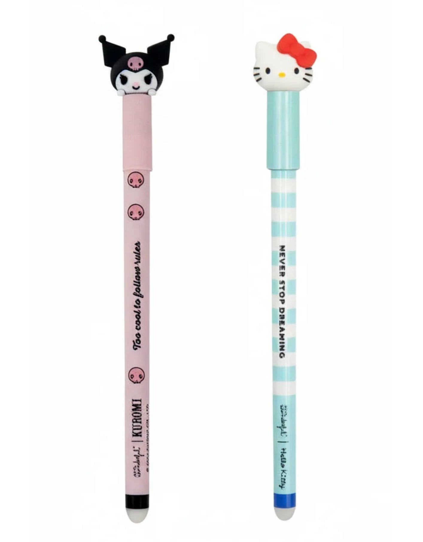 Set 2 Penne Cancellabili Bo-Bo Hello Kitty e Kuromi – Mr. Wonderful