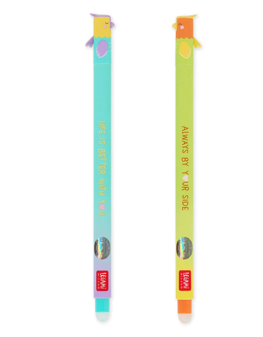Set di 2 Penne Gel Cancellabili “Better Together” – Erasable Pen Legami