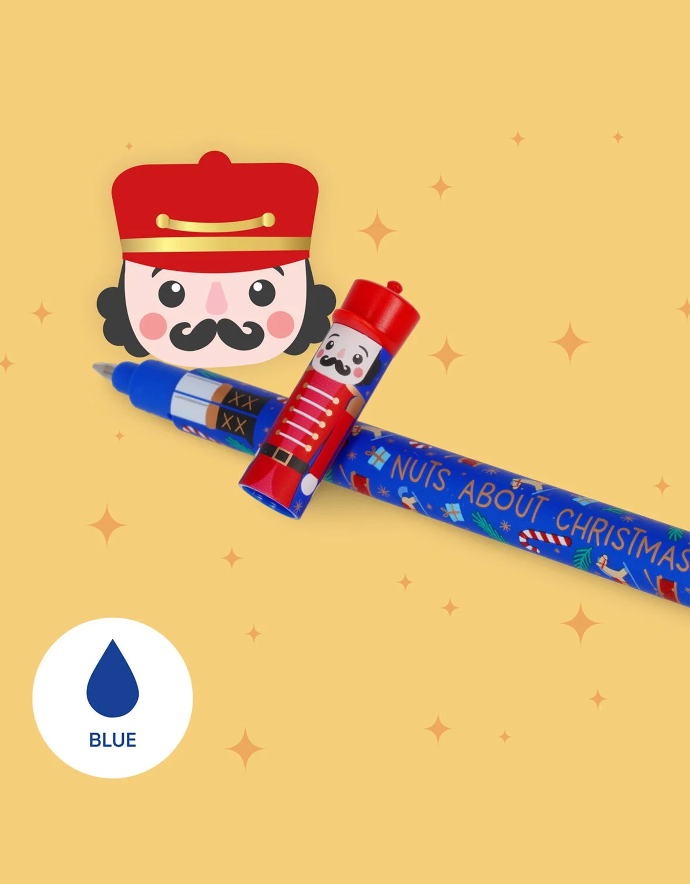 Set 3 Penne Gel Cancellabili The Nutcracker – Edizione Natalizia Legami