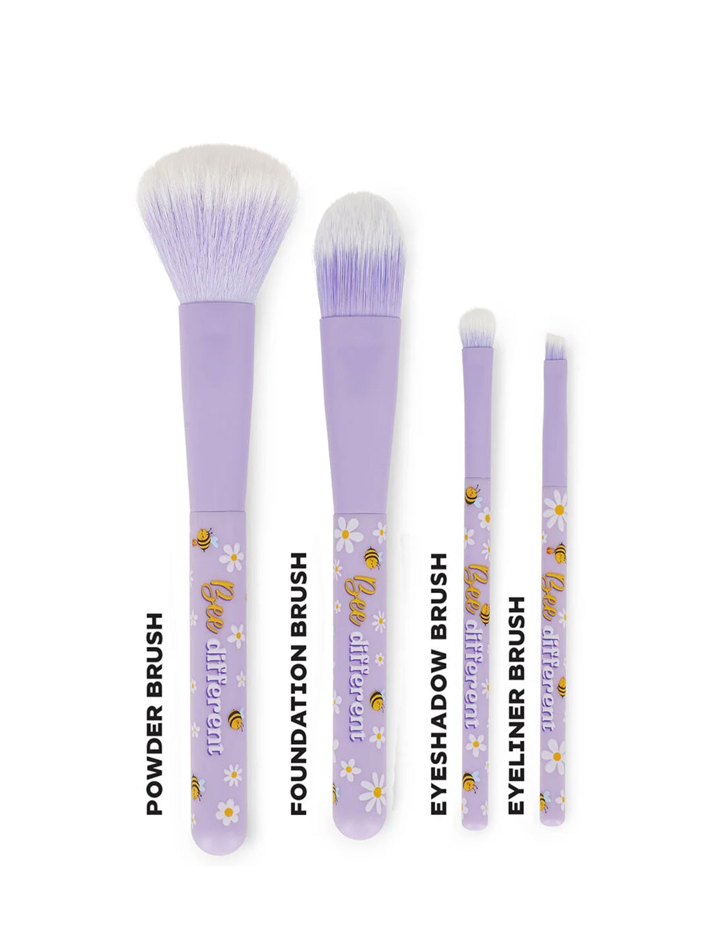 Set 4 Pennelli Trucco Bee - Oh My Glow! Legami