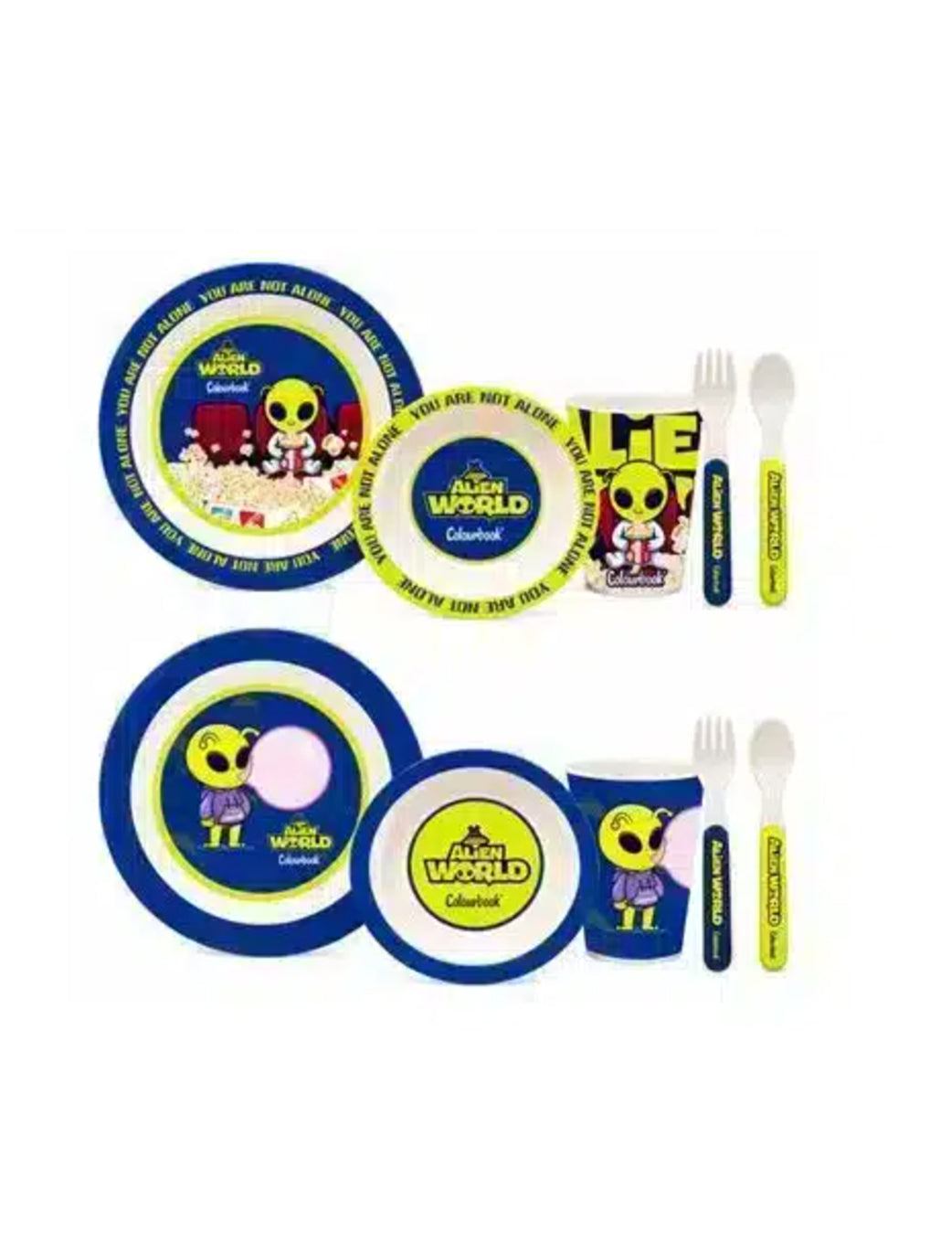Set pappa Alien World Colourbook 5 pezzi