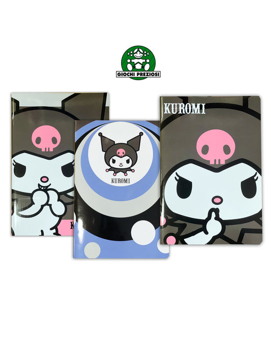 Set 3 Quaderni A4 Kuromi – Giochi Preziosi