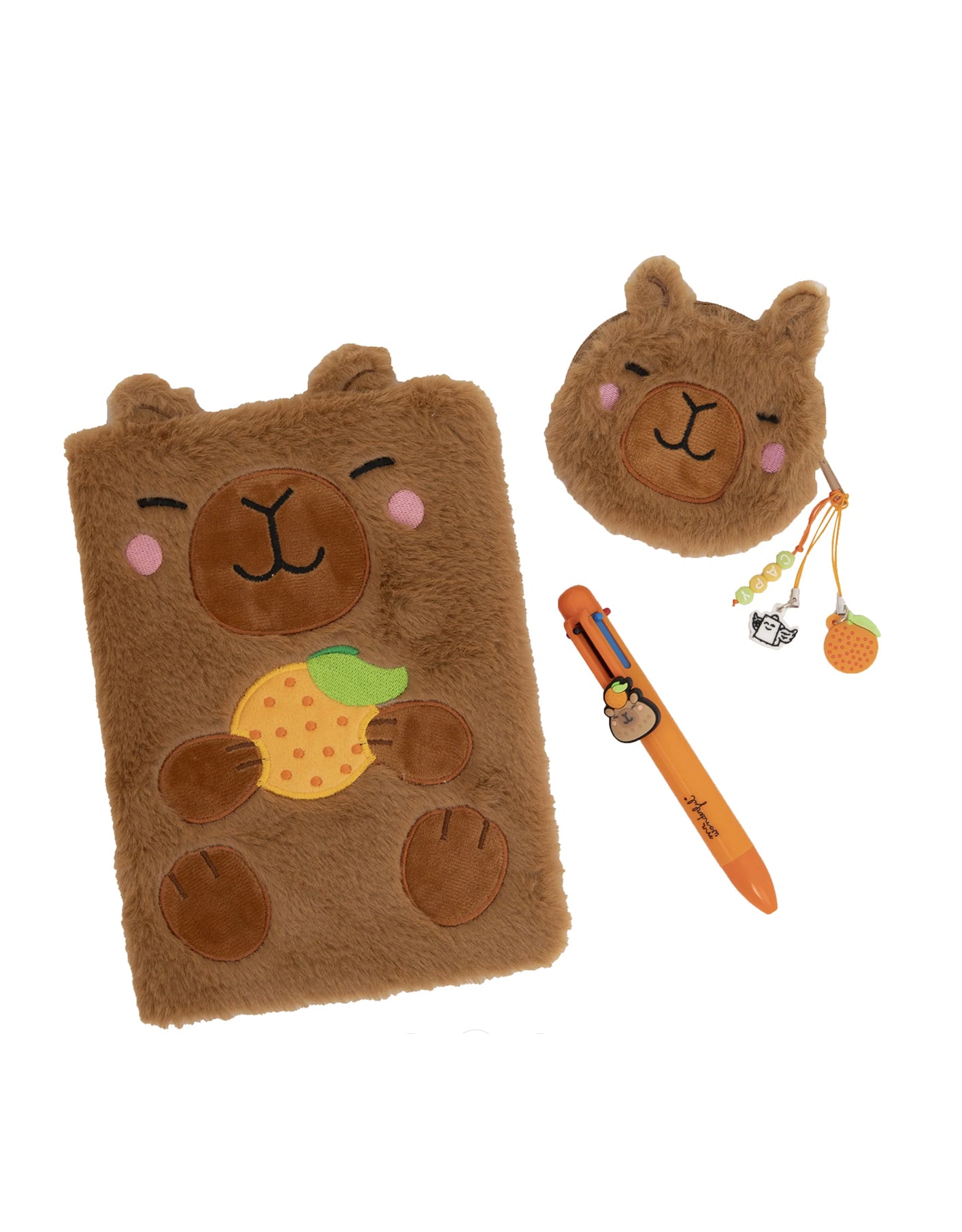 Set Quaderno A5 + Portamonete + Penna Multicolore Capibara - Mr. Wonderful