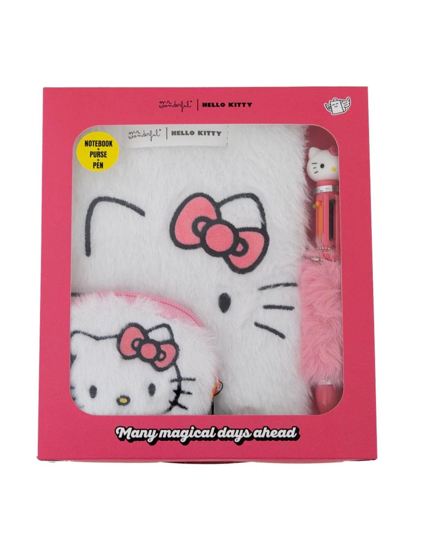 Set Quaderno + Portamonete e Penna Hello Kitty in Peluche – Mr. Wonderful