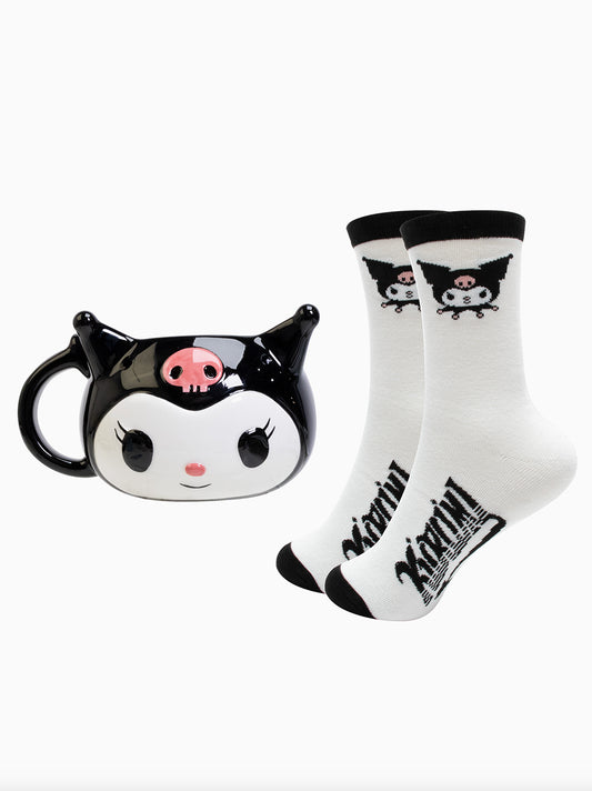 Set Tazza + Calzini Kuromi Sanrio
