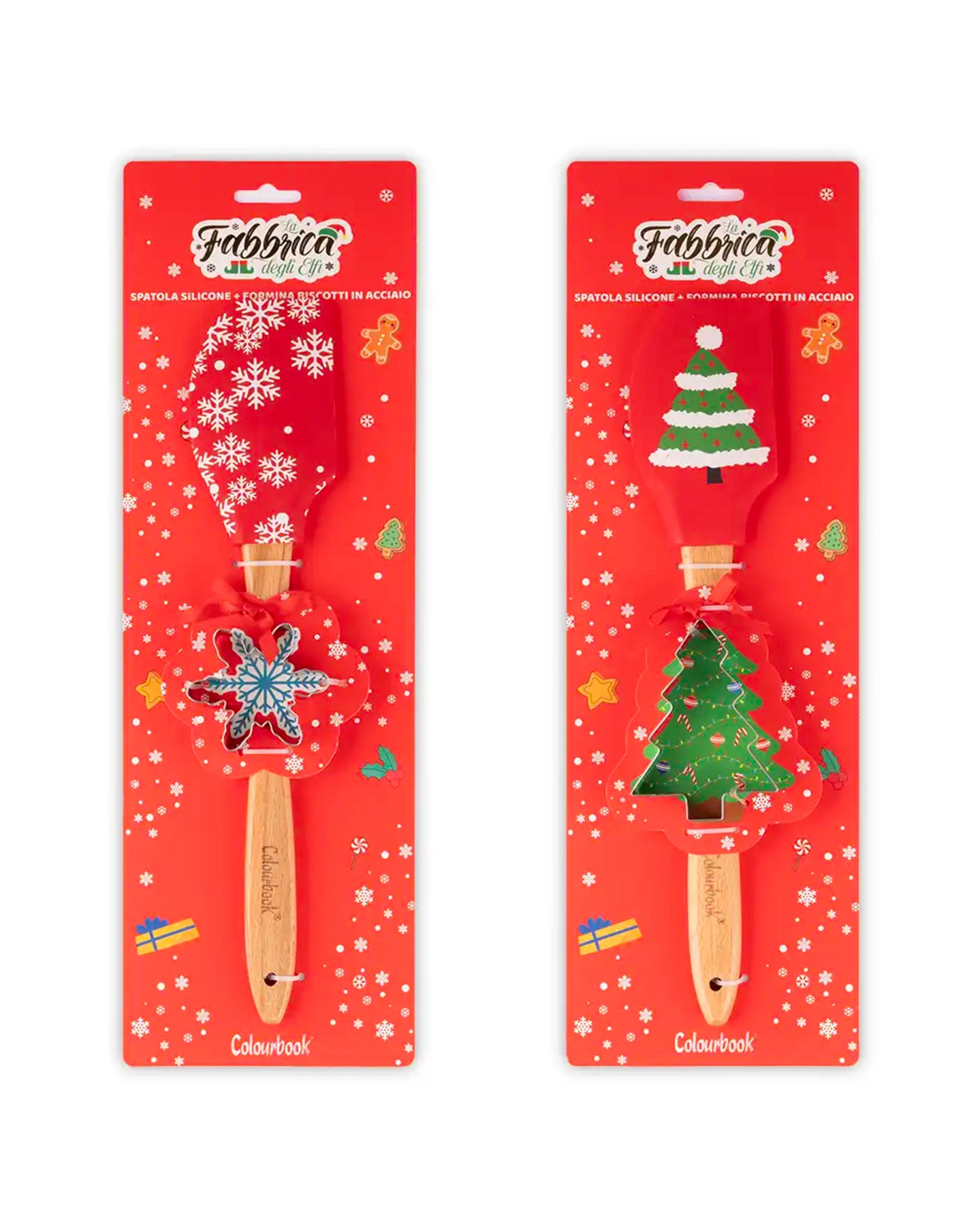 Spatola Natalizia da Cucina con Formina Omaggio Colourbook