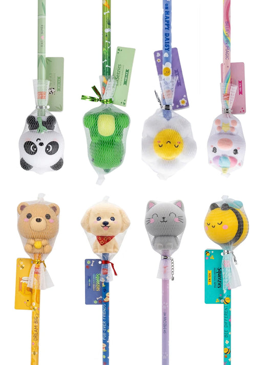 Squeezie Pencil – Matita con Personaggio Squishy Legami