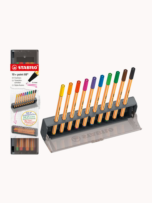 STABILO Point 88 Click Set 10 Colori