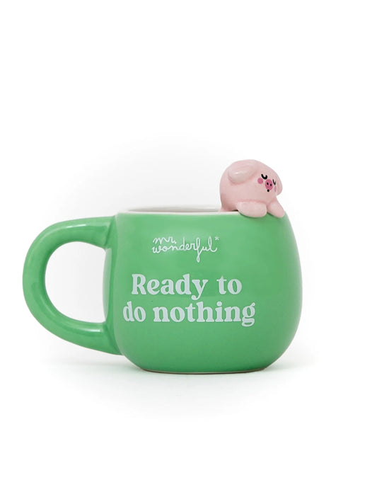 Tazza 3D Lazy Maialino – Ready to Do Nothing – Mr. Wonderful